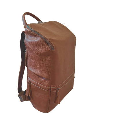 Leather Backpack side