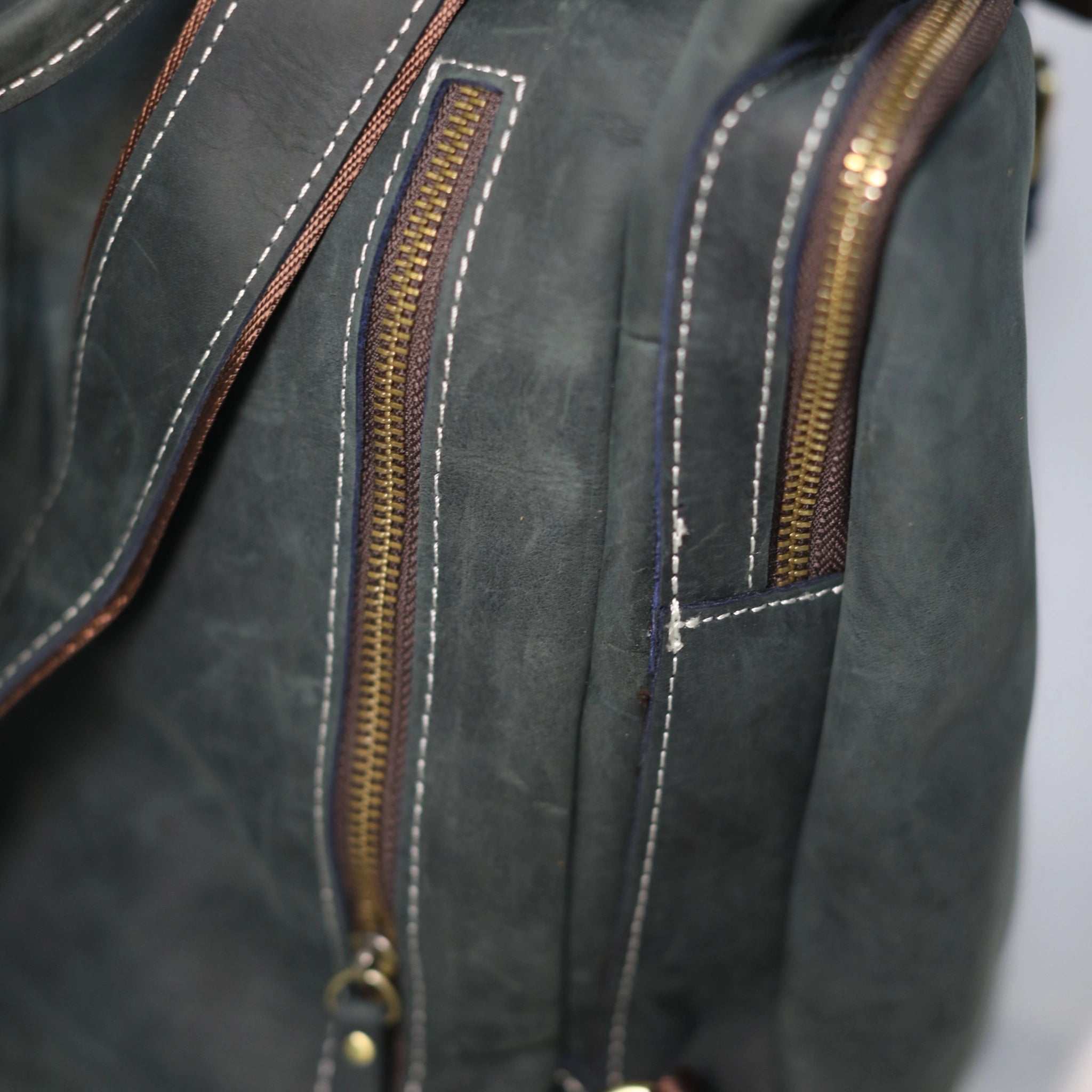 backpack zipper closeup