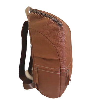 brown backpack side