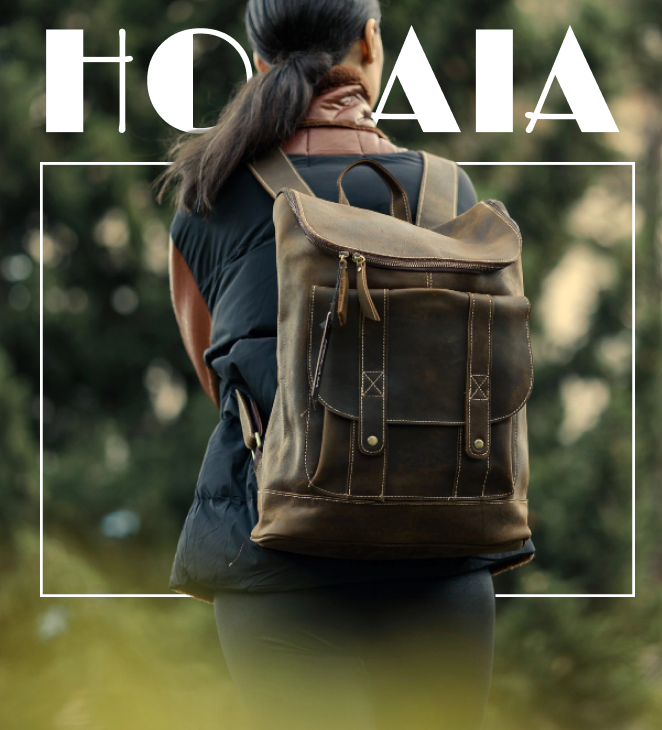 Hokaia Cognac Brown Leather Bag: Elegance Meets Practicality